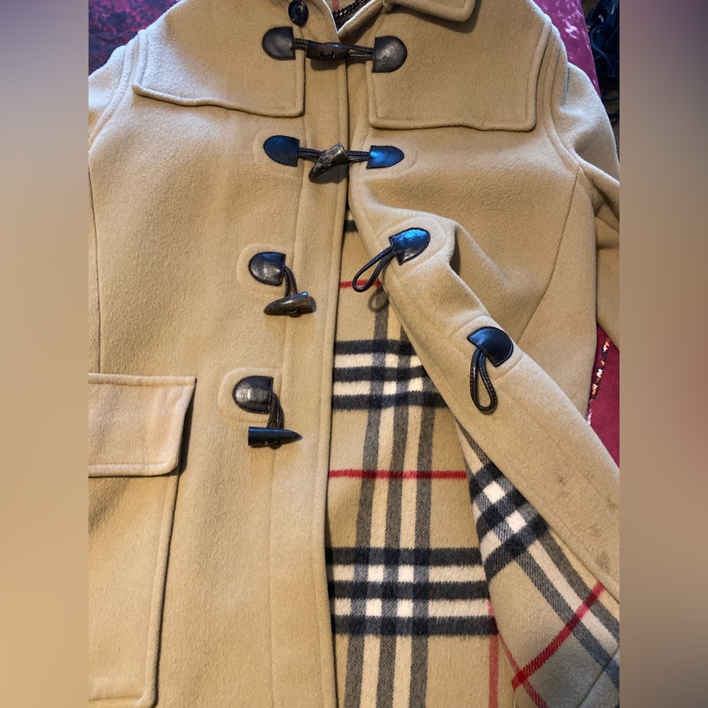 Burberry Men Burberry Wool Coat